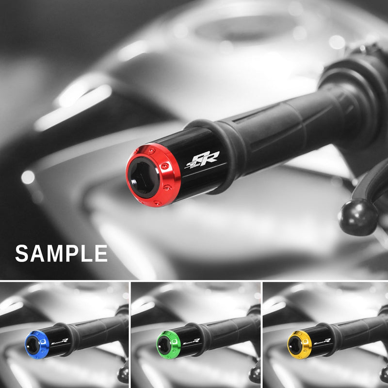 Fit BMW S1000R 2014-2018 Engraved Logo ATOM Bar Ends - MC Motoparts