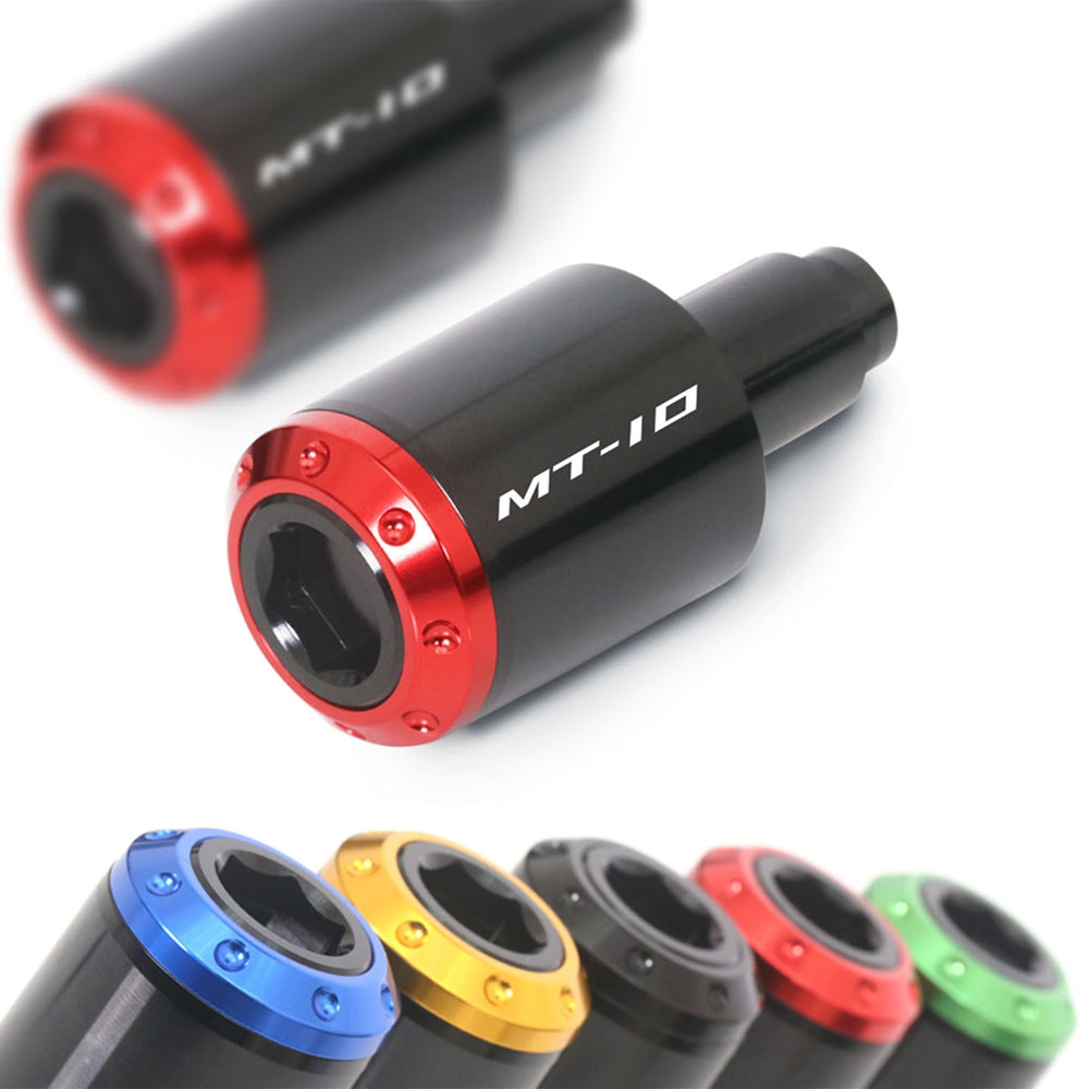 Fit Yamaha MT-10 FZ-10 2017-2019 Engraved Logo ATOM Bar Ends - MC Motoparts