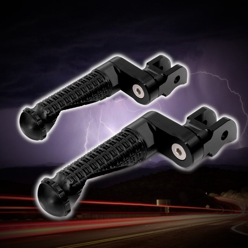 Fit Harley Davidson Softail 25mm Extension Front Foot Pegs | BLACK SHADOW - MC Motoparts