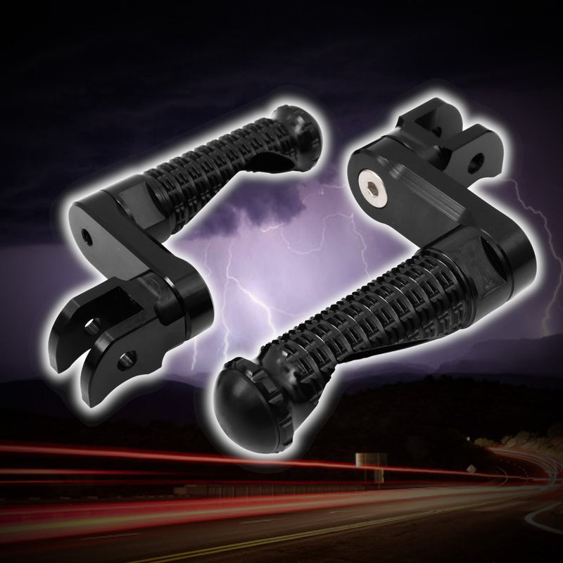 Fit Suzuki GSX-R 600 750 BLACK SHADOW 40mm Lowering Front Foot Pegs - MC Motoparts