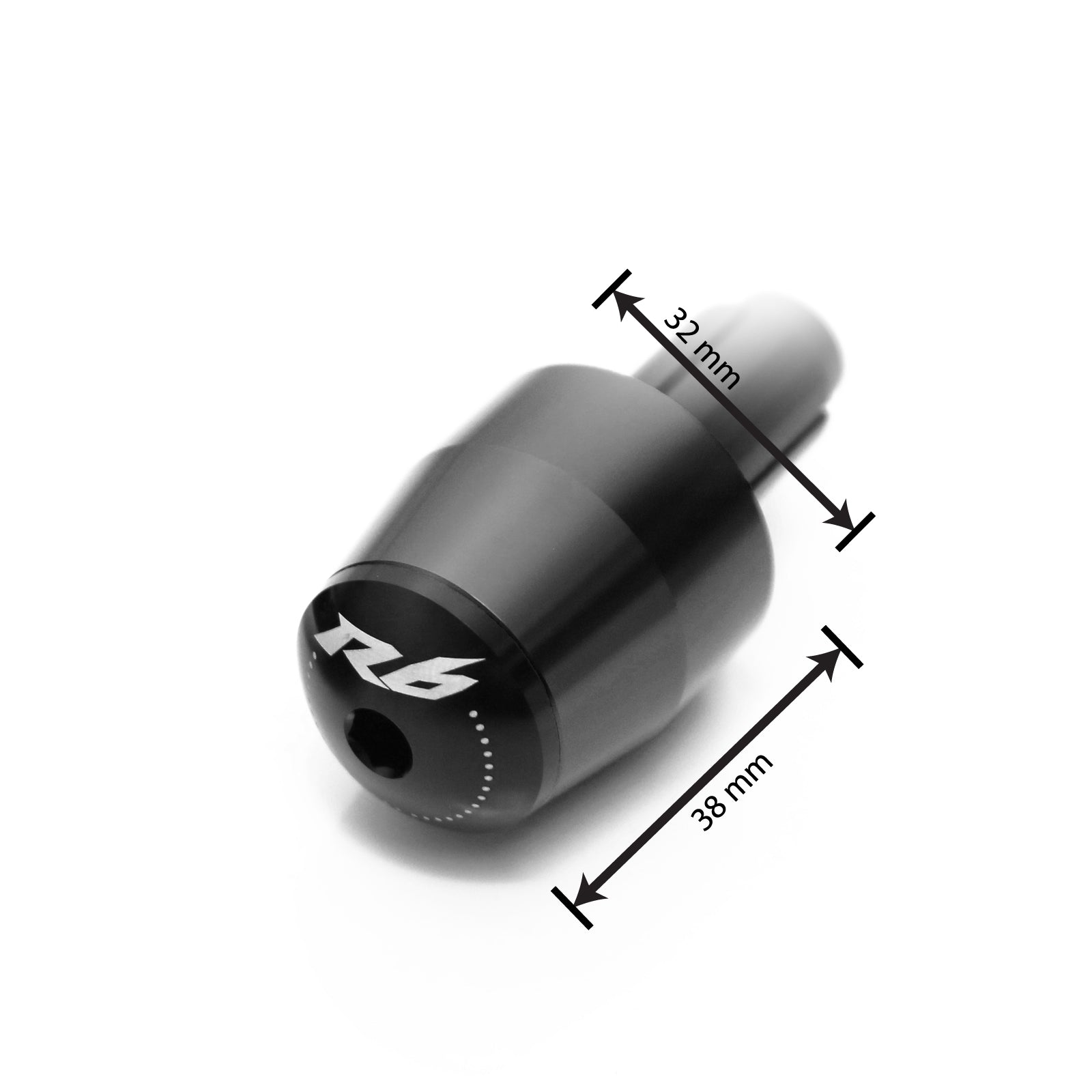 Fit Yamaha R6 Engraved Logo LIM Handle Bar Ends - MC Motoparts