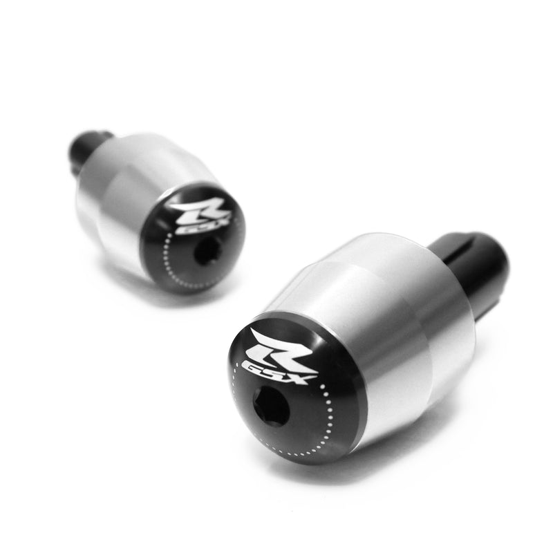 Fit Suzuki GSXR Engraved Logo LIM Handle Bar Ends - MC Motoparts