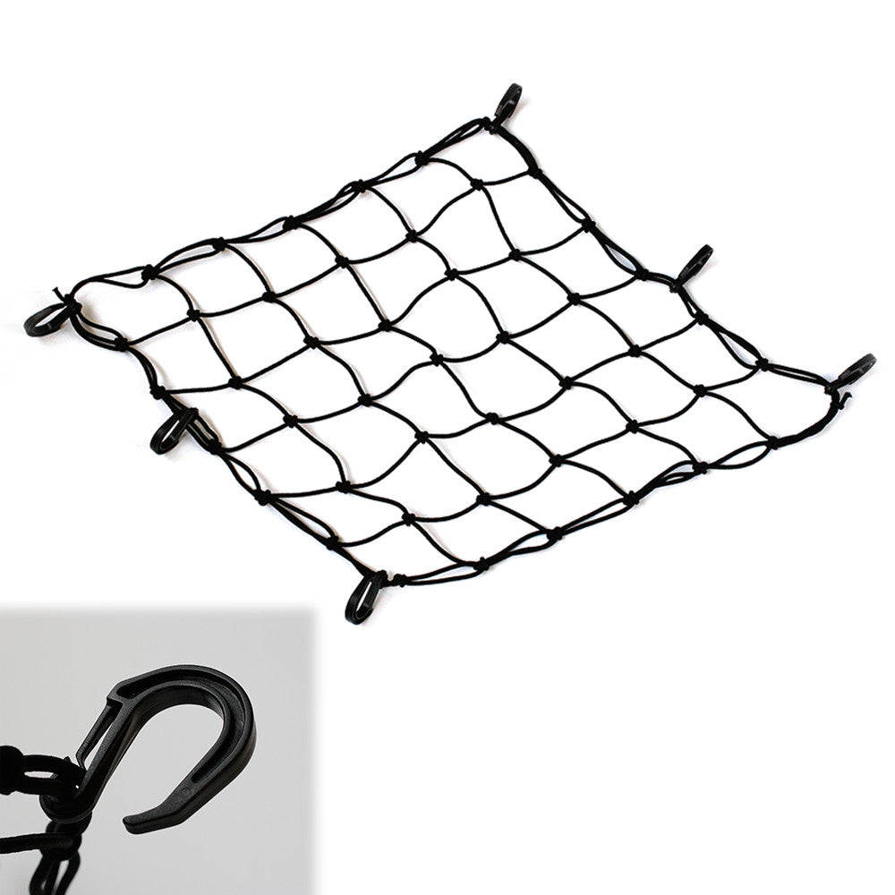 18'' Heavy Duty Cargo Net Mesh Net with 6 POM Hooks - MC Motoparts
