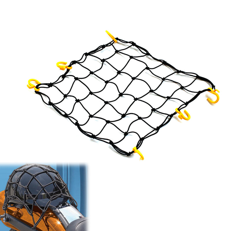 18'' Heavy Duty Cargo Net Mesh Net with 6 POM Hooks - MC Motoparts