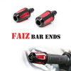 Fit Honda CBR600RR CBR600F CBR1000RR CB600F FAIZ Bar Ends - MC Motoparts