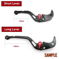 SIZE OF Aprilia Shiver 900 750 Dorsoduro 900 750 GP Clutch Brake Long Lever - MC Motoparts