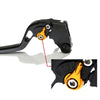 Fit Kawasaki Ninja 650R Versys 650 1000 Z650 Z900 GP Brake Clutch Short Lever - MC Motoparts
