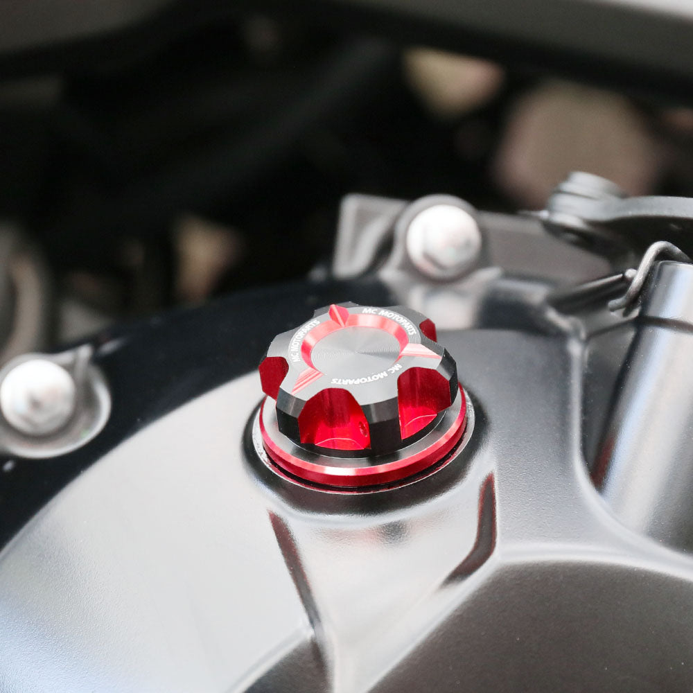 Fit Honda CBF600 CBR600RR CBR1000RR CBR600F T-Axis CNC Oil Filler Cap - MC Motoparts
