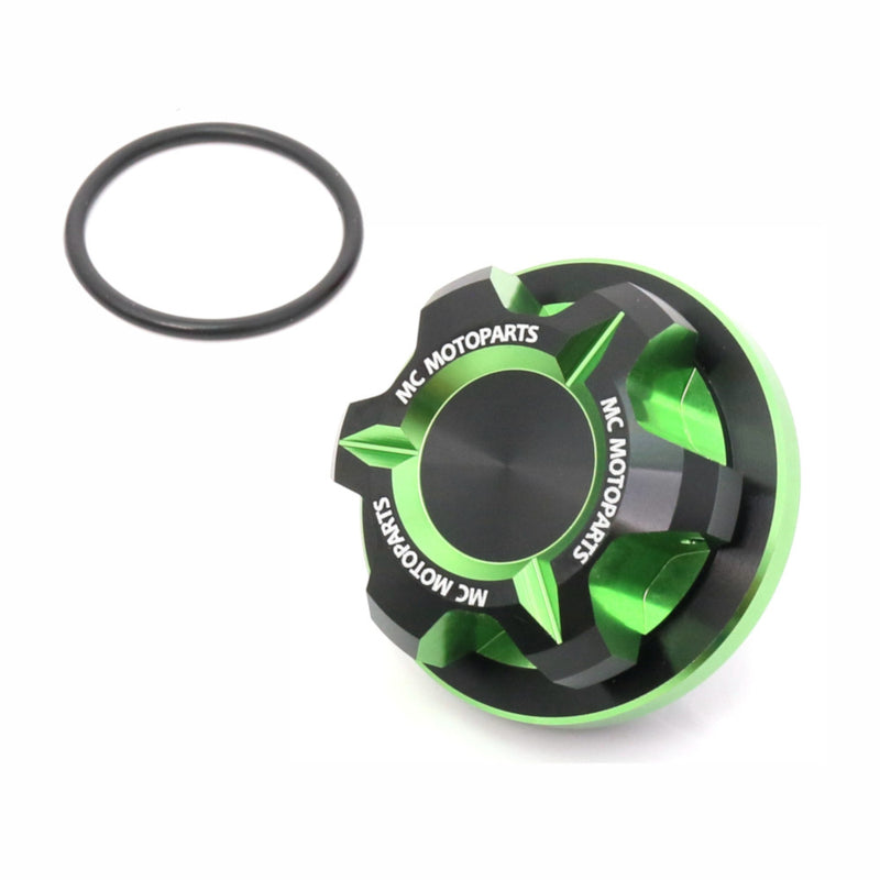 Fit Kawasaki ZX6R ZX6RR ZX14R ZX10R T-Axis CNC Oil Filler Cap - MC Motoparts