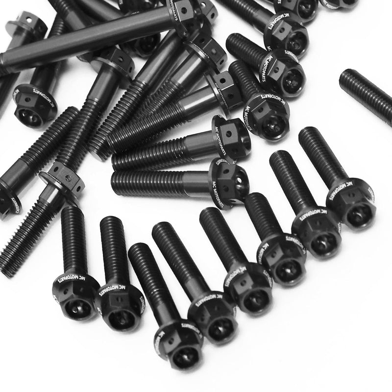 Fits Kawasaki Ninja 1000 ABS 2014-2019 CNC Crankcase Cover Bolt Kit Set - MC Motoparts