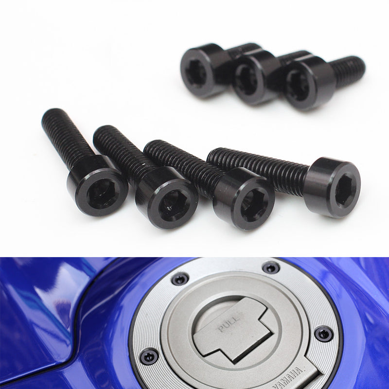 Fit Suzuki GSX 1400 TL1000 6 Colors CNC Fuel Cap Bolts - MC Motoparts