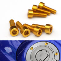Fits Kawasaki Ninja 300 250 ZX-6R ZX-9R CNC Fuel Cap Bolts - MC Motoparts