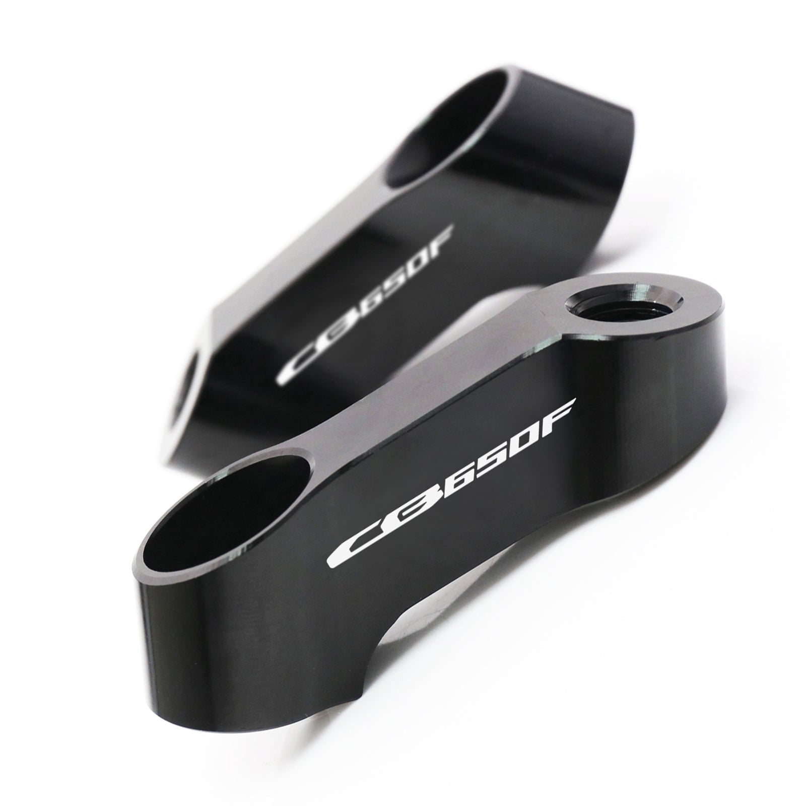 Fit Honda CB650F 2017-2019 Engraved Logo Rear View Mirror Extender Riser - MC Motoparts