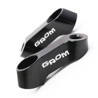 Fit Honda GROM 125 MSX125 2013-2019 Engraved Logo Rear View Mirror Extender Riser - MC Motoparts