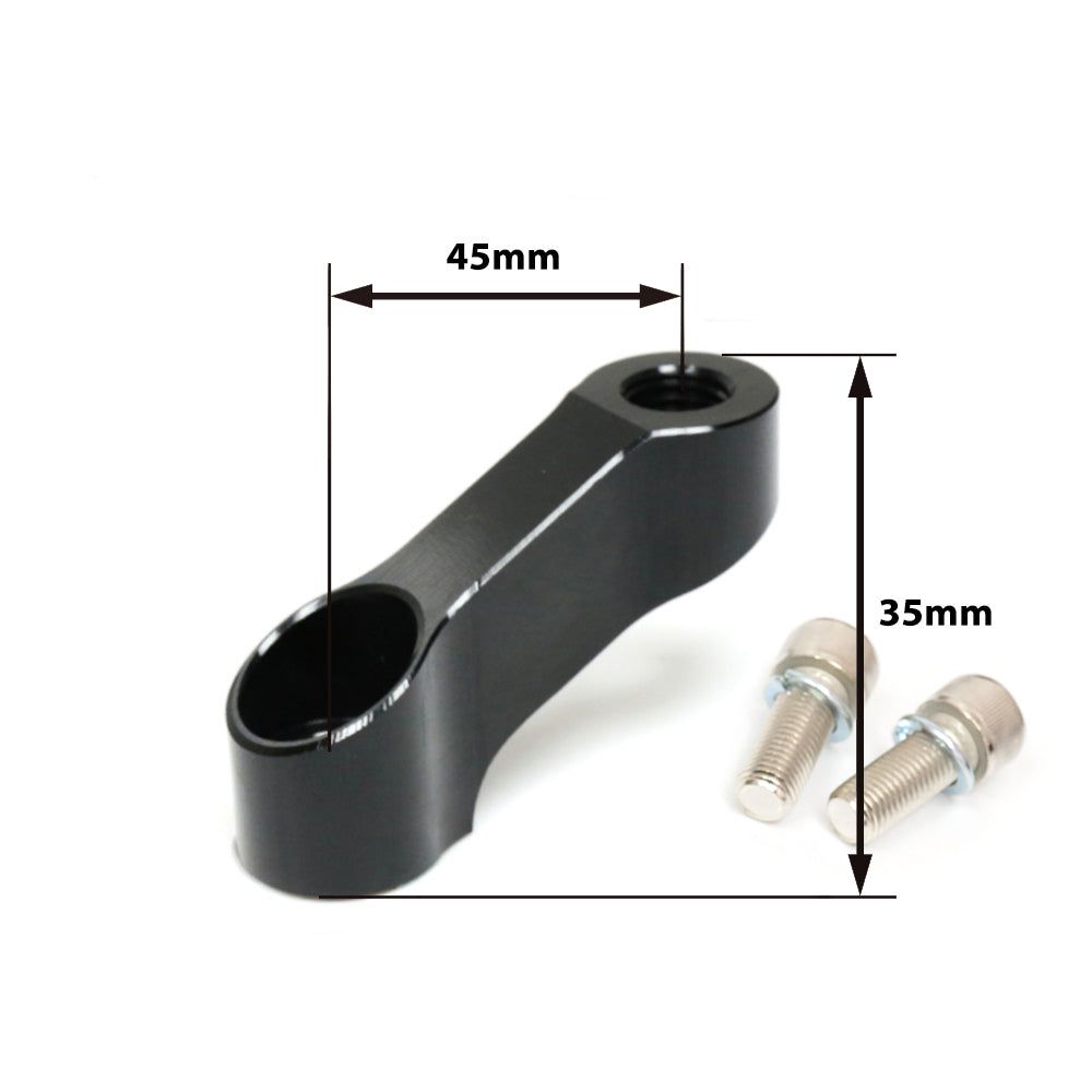 Fit Kawasaki Z900 ABS Z900RS 2016-2022 Engraved Logo Side Mirror Extender Riser - MC Motoparts