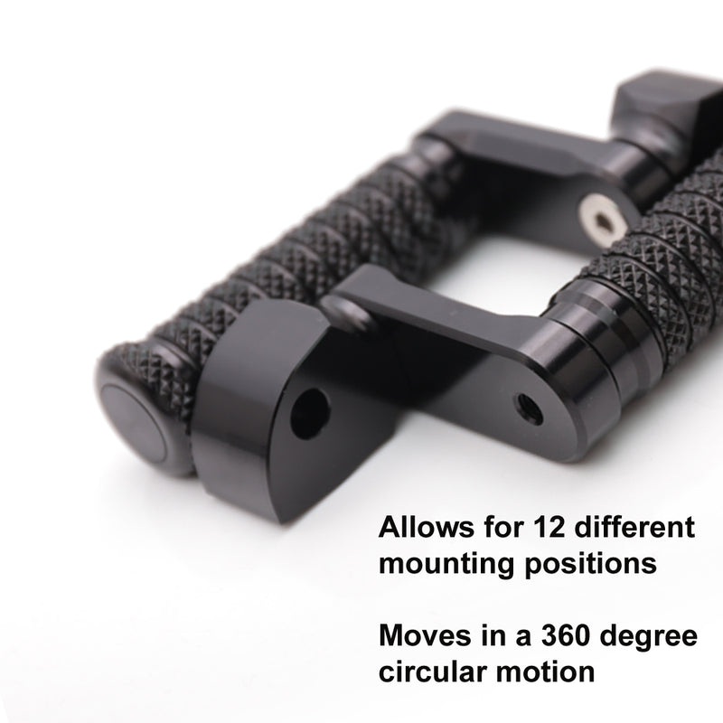 Fits Triumph America Daytona 675 40mm Adjustable Rear M-GRIP Foot Pegs