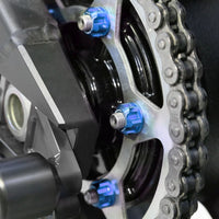 Fits Yamaha MT-125 YZ450F YZF R125 SPOKE6 Billet M8 Rear Sprocket Nuts