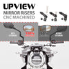 Fit Honda Monkey Grom Rebel 250 300 UPVIEW Rear View Mirror Extender Riser - MC Motoparts