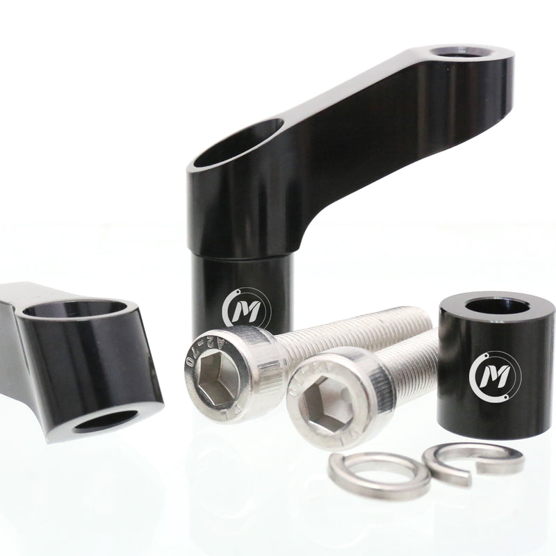 Fit Kawasaki Z125 Pro Z400 Z750 UPVIEW Rear View Mirror Extender Riser - MC Motoparts