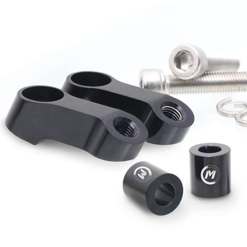 Fit Honda Monkey Grom Rebel 250 300 UPVIEW Mirror Extender Riser - MC Motoparts
