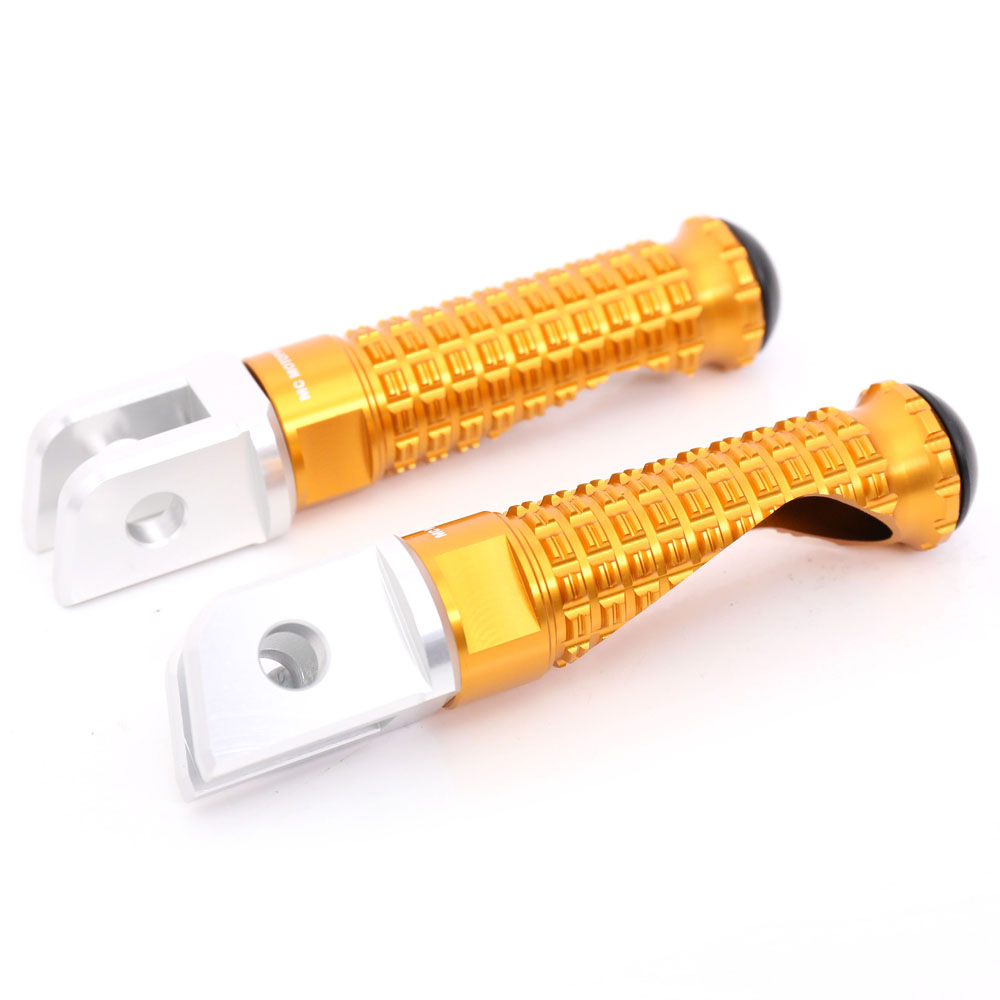 Fit Triumph Scrambler Speed Triple Sprint GT MPRO Front Foot Pegs - MC Motoparts