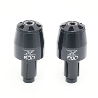 Fits Kawasaki 17-18 Z900 Ninja Engraved Logo STORM CNC Bar Ends - MC Motoparts