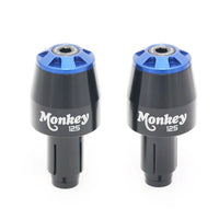 Fits Honda MONKEY 125 Engraved Logo STORM CNC Bar Ends - MC Motoparts