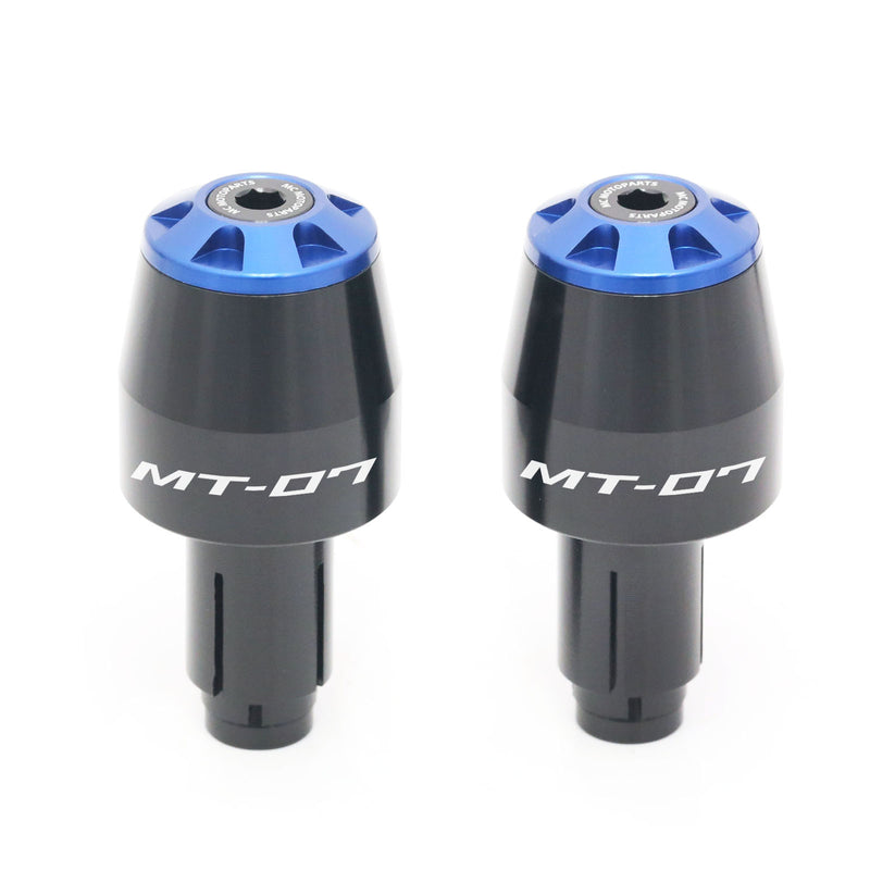 Fits Yamaha MT07 2014-2019 MT-07 Engraved Logo STORM CNC Bar Ends - MC Motoparts