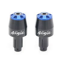Fits Kawasaki 650R 400 250R Ninja Engraved Logo STORM CNC Bar Ends - MC Motoparts