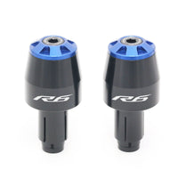 Fits Yamaha YZF-R6 2006-2019 R6 Engraved Logo STORM CNC Bar Ends - MC Motoparts
