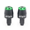 Fits Kawasaki ZX-6R ZX-10R ZX 600 Ninja Engraved Logo STORM CNC Bar Ends - MC Motoparts