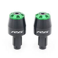 Fits Yamaha YZF-R6 2006-2019 R6 Engraved Logo STORM CNC Bar Ends - MC Motoparts
