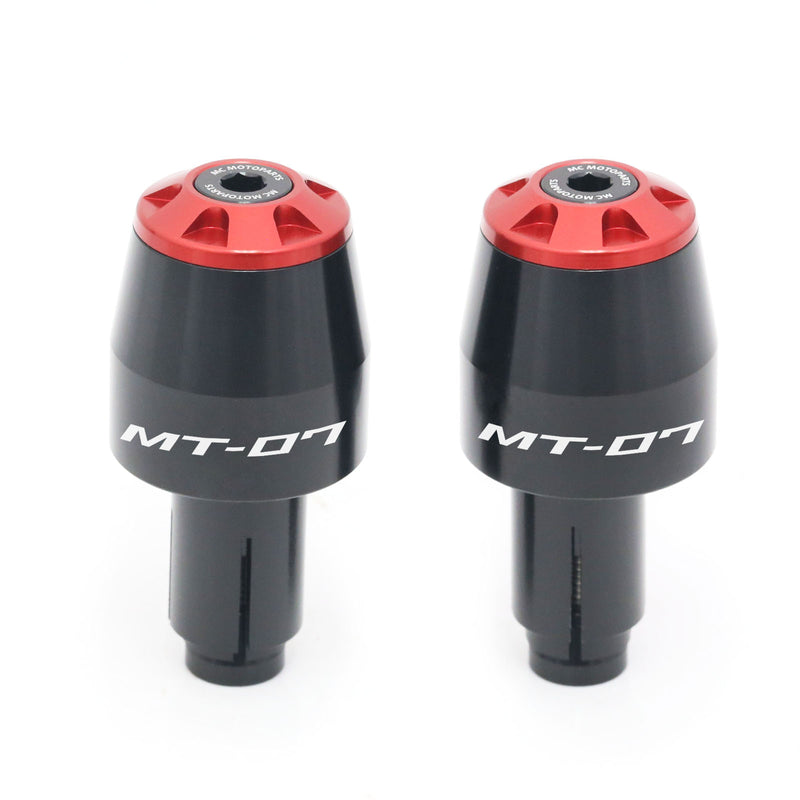 Fits Yamaha MT07 2014-2019 MT-07 Engraved Logo STORM CNC Bar Ends - MC Motoparts