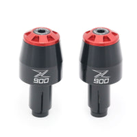 Fits Kawasaki 17-18 Z900 Ninja Engraved Logo STORM CNC Bar Ends - MC Motoparts