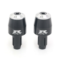 Fits Suzuki GSX-R 1000 750 600 GSXR Engraved Logo STORM CNC Bar Ends - MC Motoparts