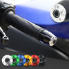 Fits Kawasaki ZX-6R ZX-10R ZX 600 Ninja Engraved Logo STORM CNC Bar Ends - MC Motoparts