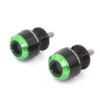 Fit Triumph ATOM 6mm Paddock Stand Swingarm Spools - MC Motoparts