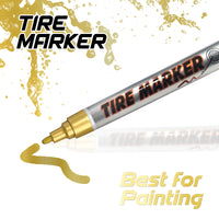 7 Colors Waterproof Tire Marker Pen For Motorcycles & Cars - MC Motoparts