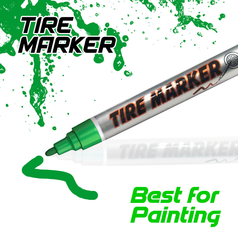 7 Colors Waterproof Tire Marker Pen For Motorcycles & Cars - MC Motoparts