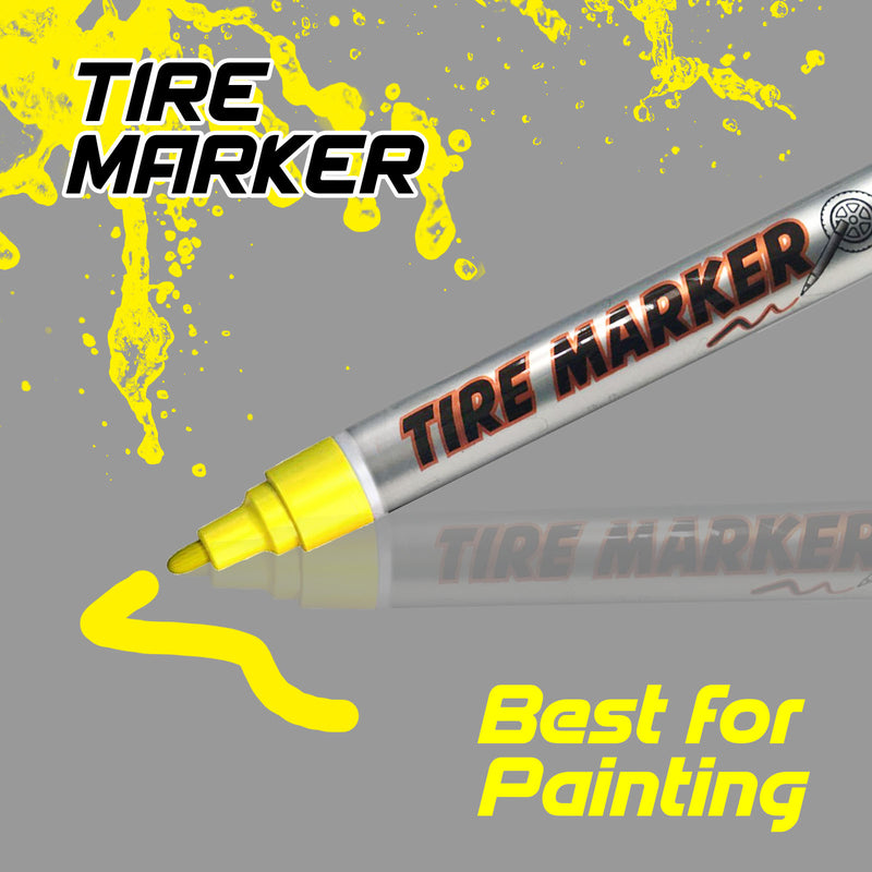 7 Colors Waterproof Tire Marker Pen For Motorcycles & Cars - MC Motoparts