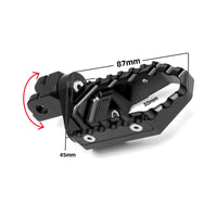 Fit BMW R nineT K1300R Front Touring 25mm Wide Foot Pegs - MC Motoparts