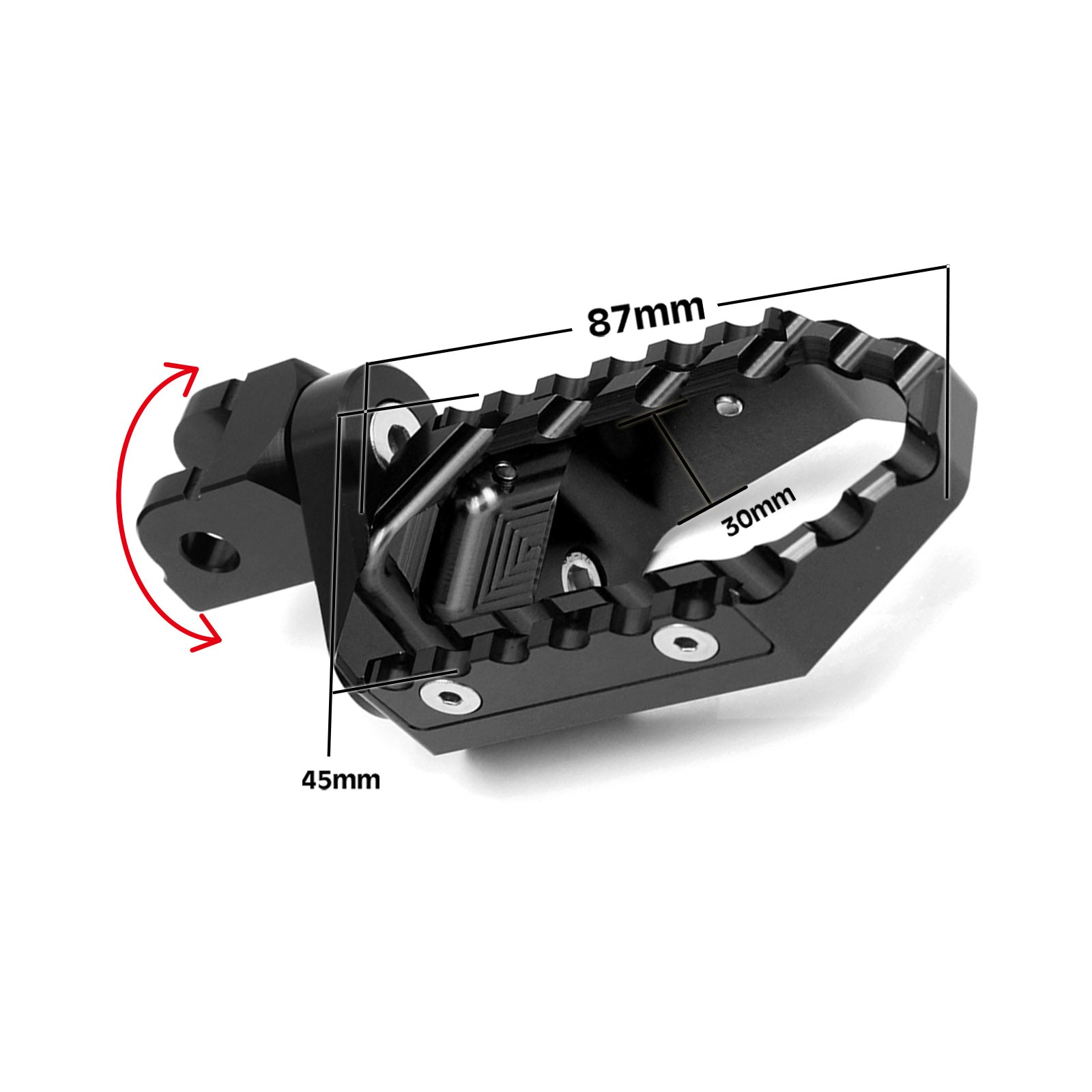 Fit Ducati 1199 Panigale Front Touring 25mm Multi-Step Foot Pegs - MC Motoparts