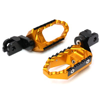 Fit Harley Davidson Fatboy Front Touring 25mm Wide Foot Pegs - MC Motoparts