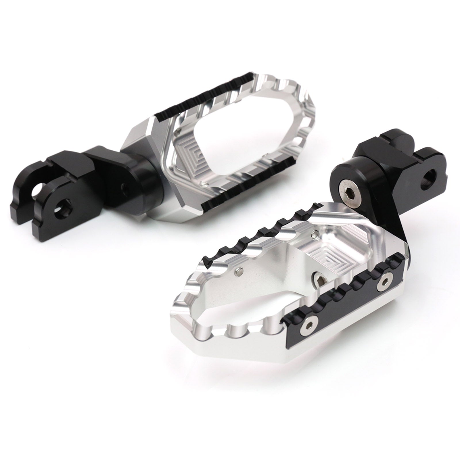 Fit Harley Davidson Fatboy Front Touring 25mm Wide Foot Pegs - MC Motoparts