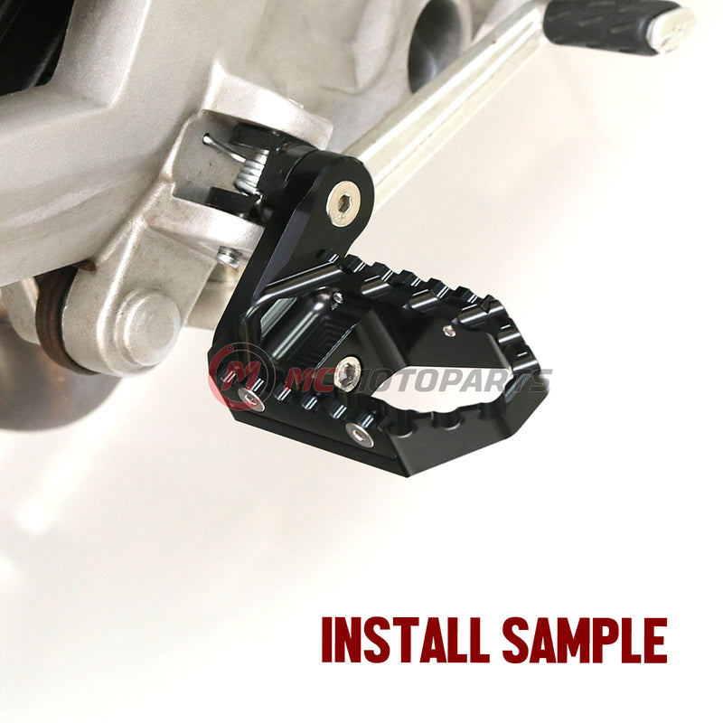 Fits Kawasaki Versys 1000 ZR7S ZRX1200 Front Touring 40mm Adjustable Foot Pegs - MC Motoparts