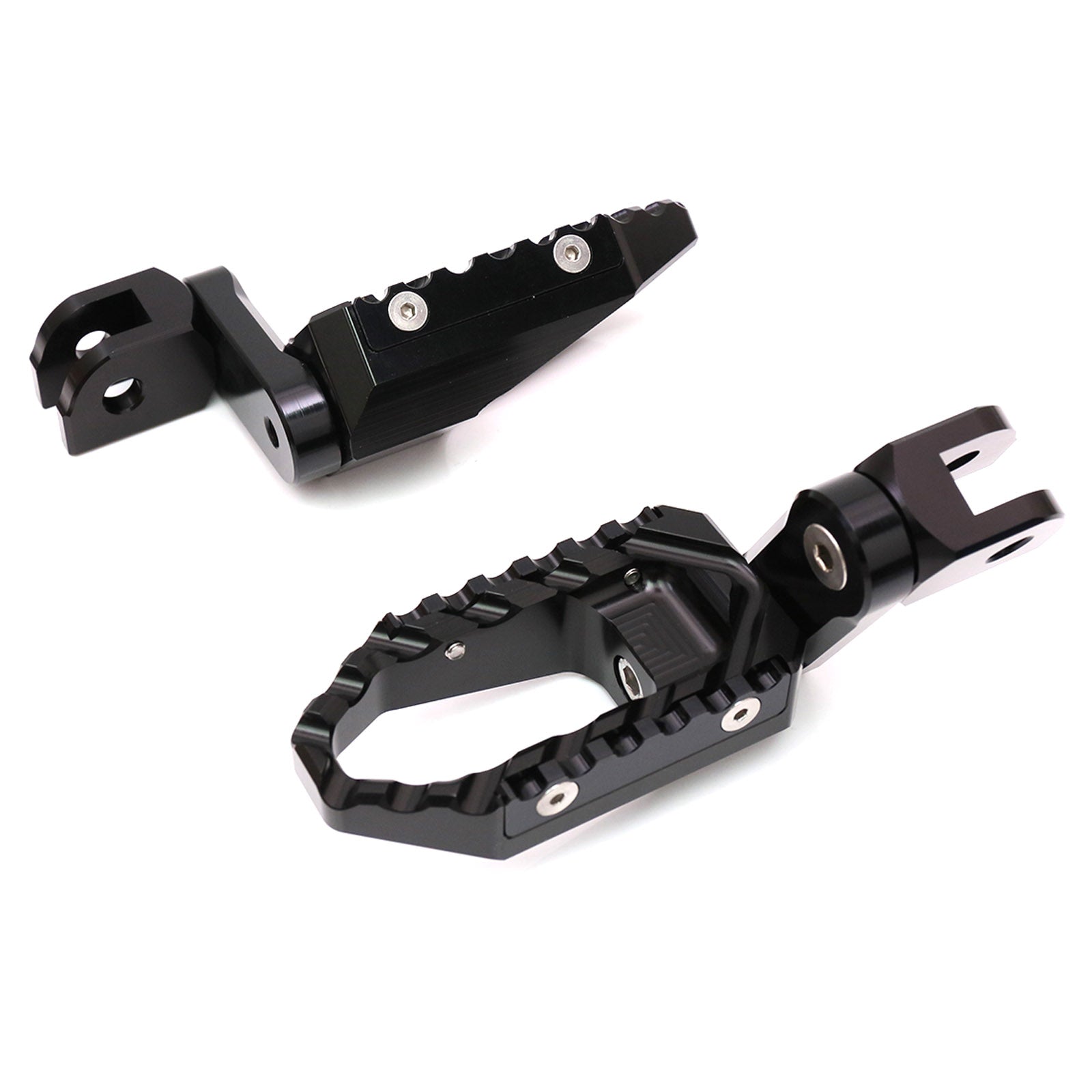 Fits Kawasaki Ninja 650R 300 400 Front Touring 40mm Multi-Step Wide Foot Pegs - MC Motoparts