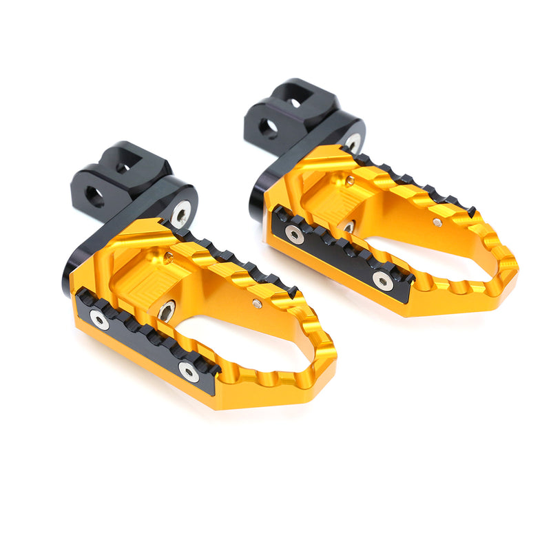 Fits Honda CBR250RR CBR600RR CBR1000RR Front Touring 40mm Adjustable Wide Foot Pegs - MC Motoparts