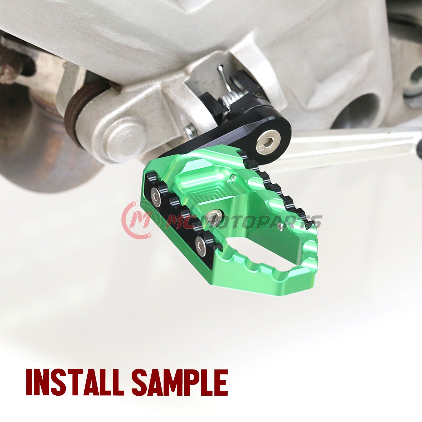 Fits Honda CBR250RR CBR600RR CBR1000RR Front Touring 40mm Adjustable Wide Foot Pegs - MC Motoparts