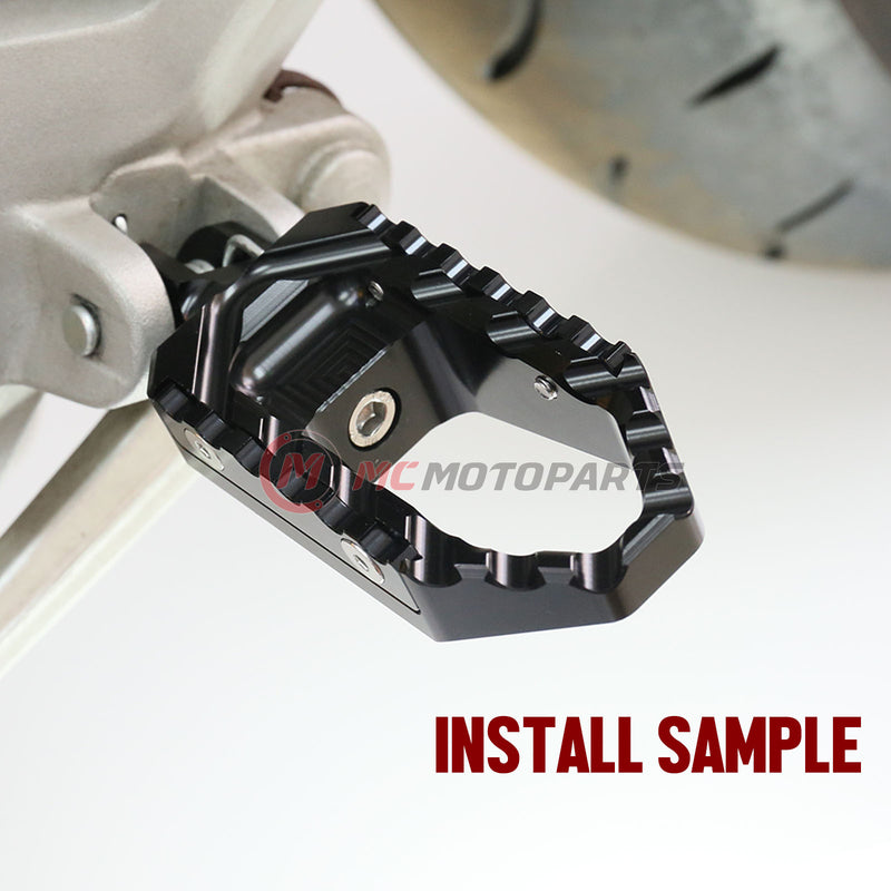 Fits Honda CBR600 CBR1000RR CBR250RR Front Touring Wide Foot Pegs - MC Motoparts