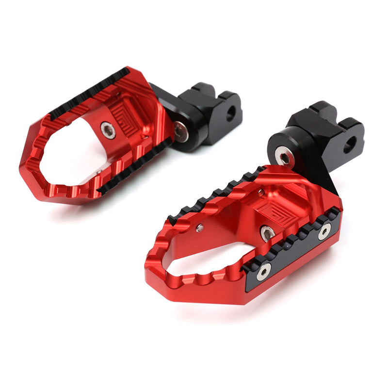 Fits Aprilia Dorsoduro 750 900 Tuono V4R 25mm extension Rear TRC Touring Wide Foot Pegs